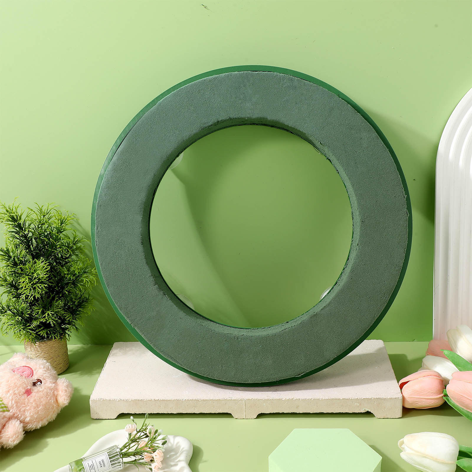 Florist Wreath Supply - Маленький пенопластовый блок для цветочных композиций,